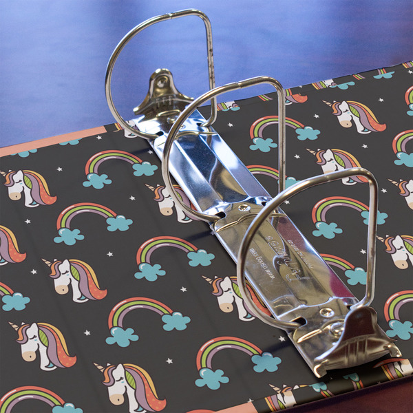 Unicorns 3 Ring Binders - Full Wrap - 3" - DETAIL