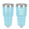 Unicorns 30 oz Stainless Steel Tumbler - Teal - Double-Sided (Personalized)