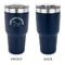 Unicorns 30 oz Stainless Steel Ringneck Tumblers - Navy - Single Sided - APPROVAL