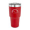 Unicorns 30 oz Stainless Steel Ringneck Tumblers - Red - FRONT