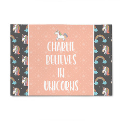 Unicorns 4' x 6' Patio Rug (Personalized)