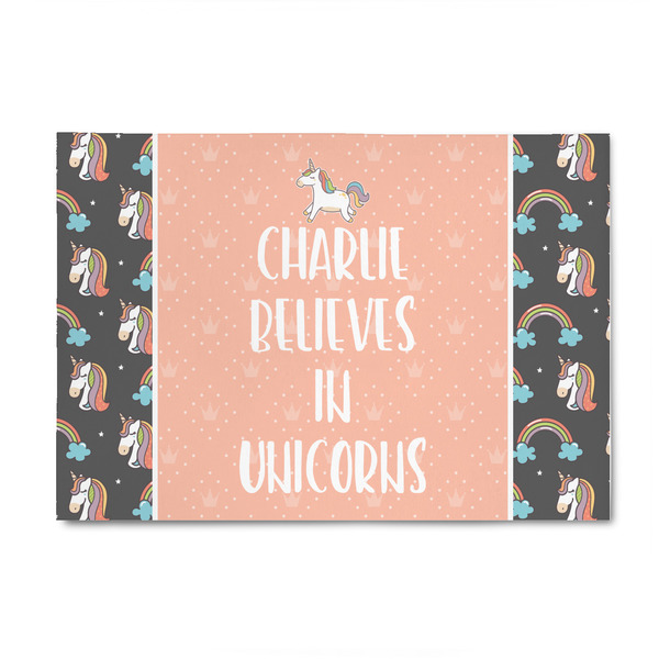 Custom Unicorns 4' x 6' Patio Rug (Personalized)