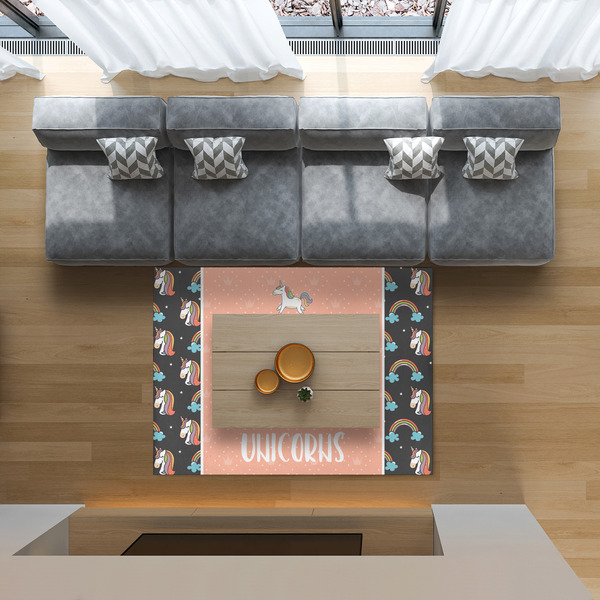 Unicorns 5'x7' Indoor Area Rugs - IN CONTEXT