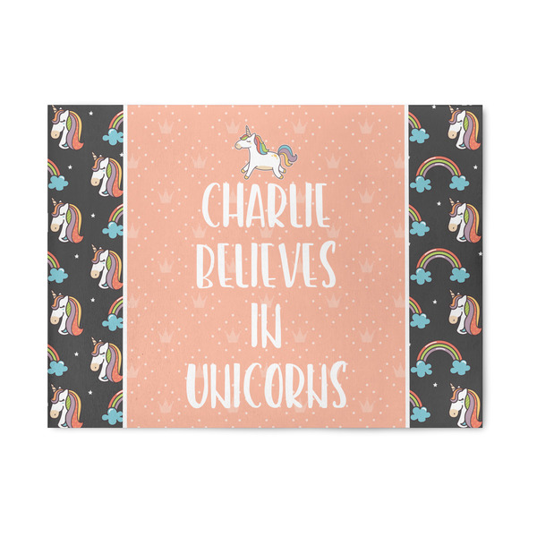 Custom Unicorns 5' x 7' Indoor Area Rug (Personalized)