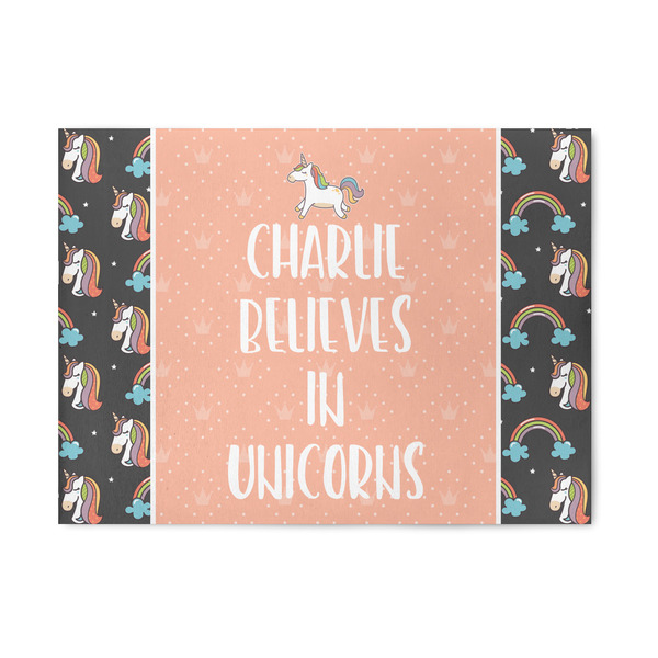 Custom Unicorns 5' x 7' Patio Rug (Personalized)