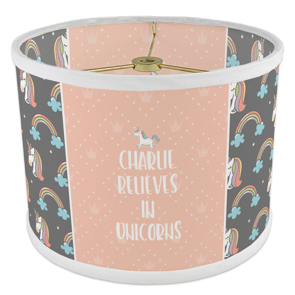 Unicorns 8" Drum Lampshade - ANGLE Poly-Film