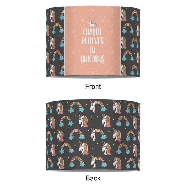 Unicorns 8" Drum Lampshade - APPROVAL (Fabric)