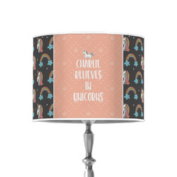 Unicorns 8" Drum Lamp Shade - Poly-film (Personalized)