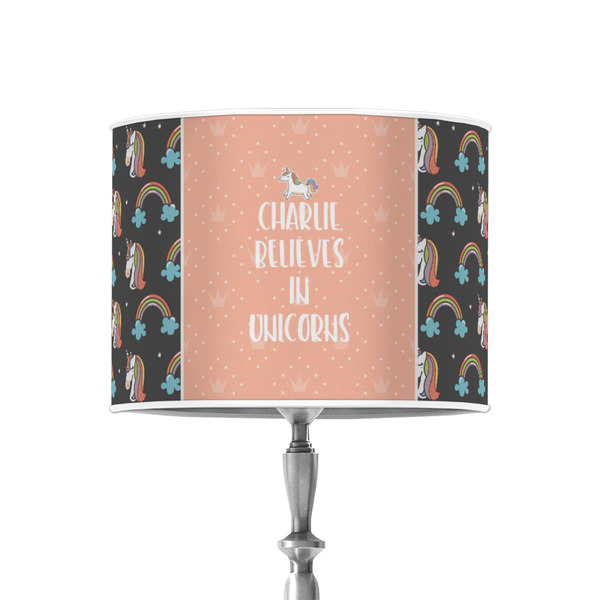 Custom Unicorns 8" Drum Lamp Shade - Poly-film (Personalized)