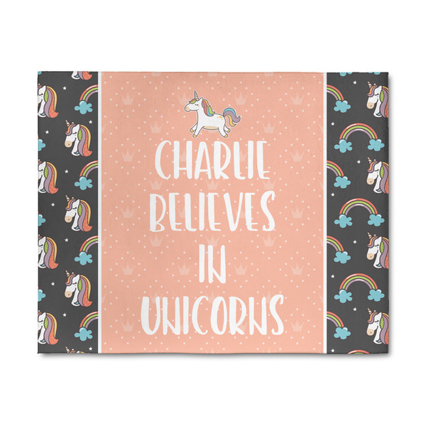 Custom Unicorns 8' x 10' Indoor Area Rug (Personalized)