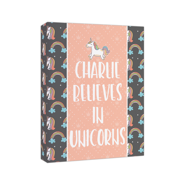 Unicorns 8x10 - Canvas Print - Angled View