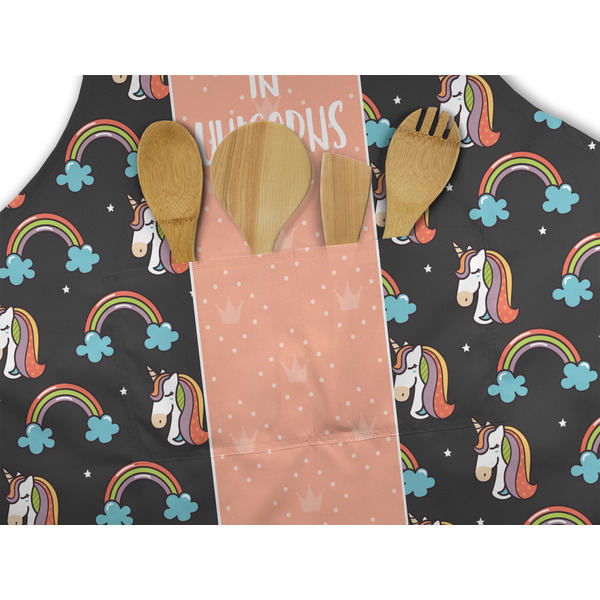 Unicorns Apron - Pocket Detail with Props