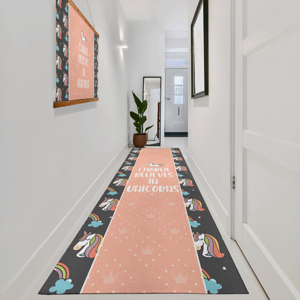 Unicorns Area Rug Sizes - In Context (vertical)