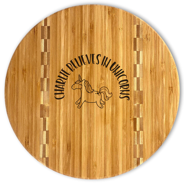 Custom Unicorns Bamboo Cutting Board (Personalized)