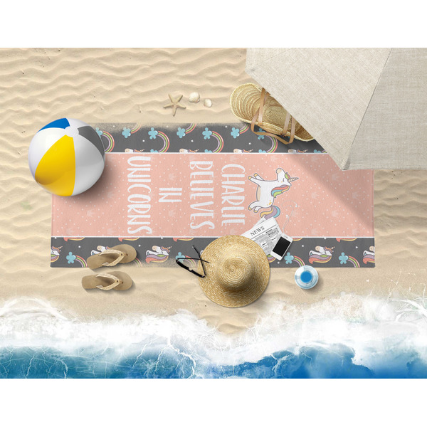 Unicorns Beach Towel Lifestyle