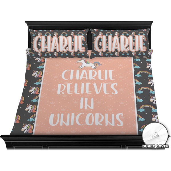 Unicorns Bedding Set (King) - Duvet