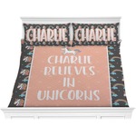 Unicorns Comforter Set - King (Personalized)