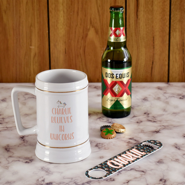 Unicorns Beer Stein - In Context