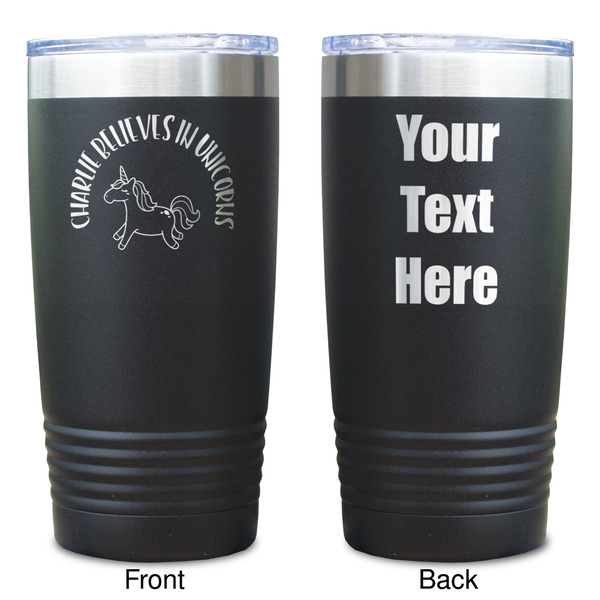Unicorns Black Polar Camel Tumbler - 20oz - Double Sided  - Approval