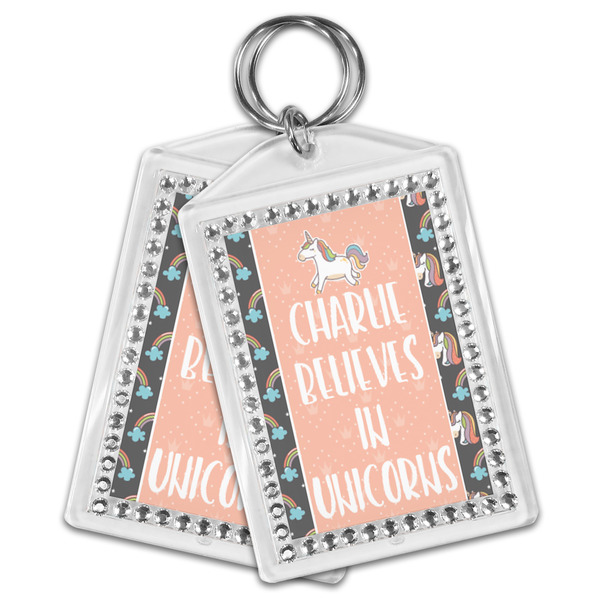 Unicorns Bling Keychain - MAIN
