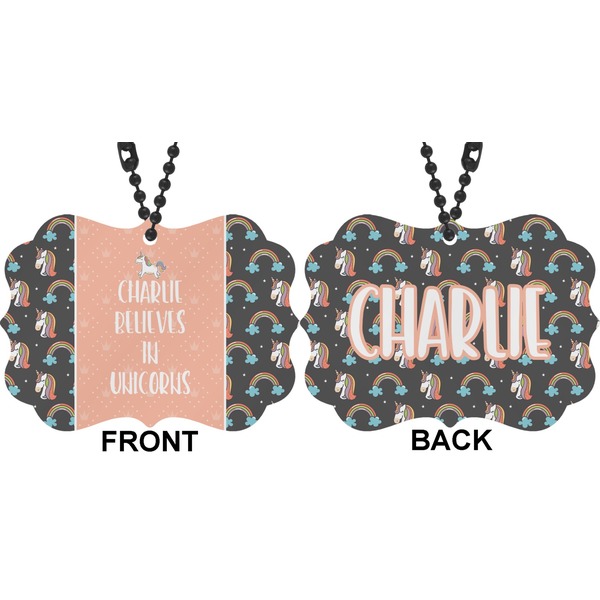 Unicorns Car Ornament (Approval)