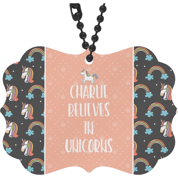 Custom Unicorns Rear View Mirror Decor (Personalized)