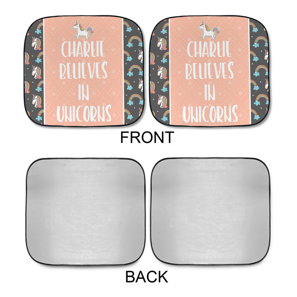 Unicorns Car Sun Shades - APPROVAL