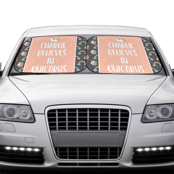 Unicorns Car Sun Shades - IN CONTEXT
