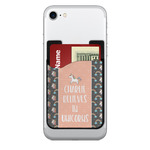 Unicorns 2-in-1 Cell Phone Credit Card Holder & Screen Cleaner (Personalized)