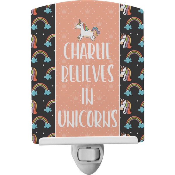 Custom Unicorns Ceramic Night Light (Personalized)