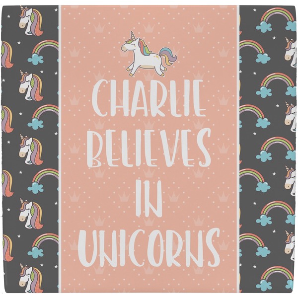 Custom Unicorns Ceramic Tile Hot Pad (Personalized)