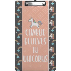 Unicorns Clipboard (Legal Size) (Personalized)