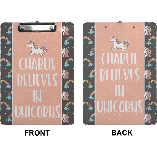 Unicorns Clipboard (Letter) (Front + Back)