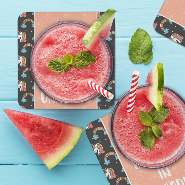 Unicorns Coaster Set - LIFESTYLE