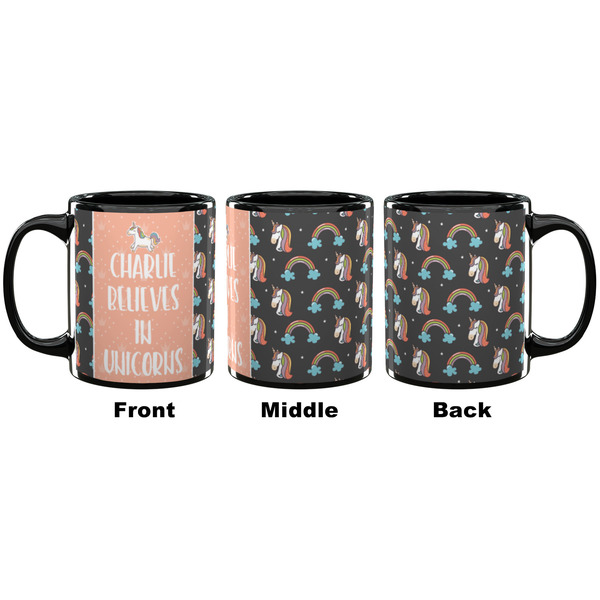 Unicorns Coffee Mug - 11 oz - Black APPROVAL
