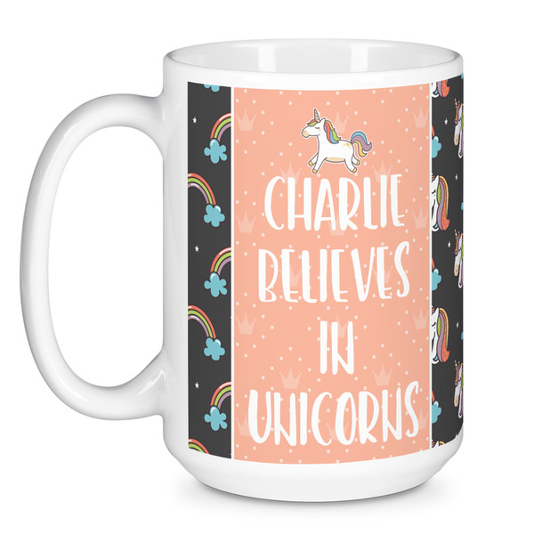 Unicorns Coffee Mug - 15 oz - White