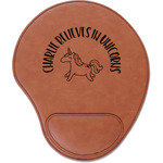 Unicorns Leatherette Mouse Pad with Wrist Support (Personalized)