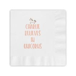 Unicorns Coined Cocktail Napkins (Personalized)