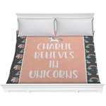 Unicorns Comforter - King (Personalized)