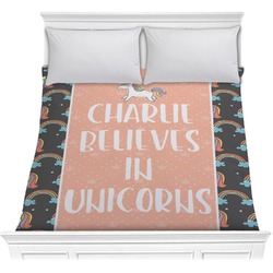 Unicorns Comforter - Full / Queen (Personalized)
