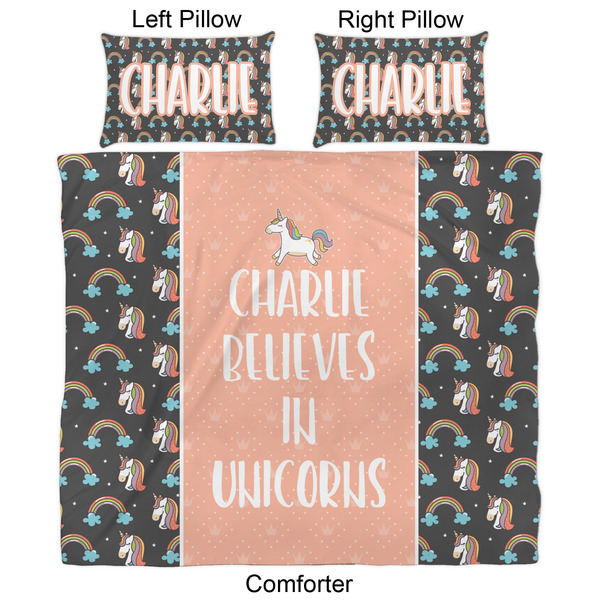 Unicorns Comforter Set - King - Approval