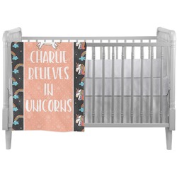 Unicorns Crib Comforter / Quilt (Personalized)