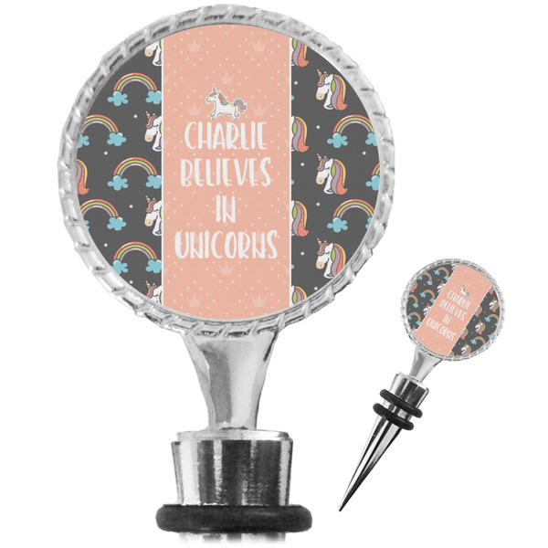 Custom Unicorns Wine Bottle Stopper (Personalized)