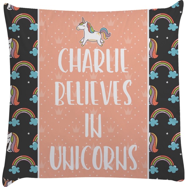 Custom Unicorns Decorative Pillow Case (Personalized)