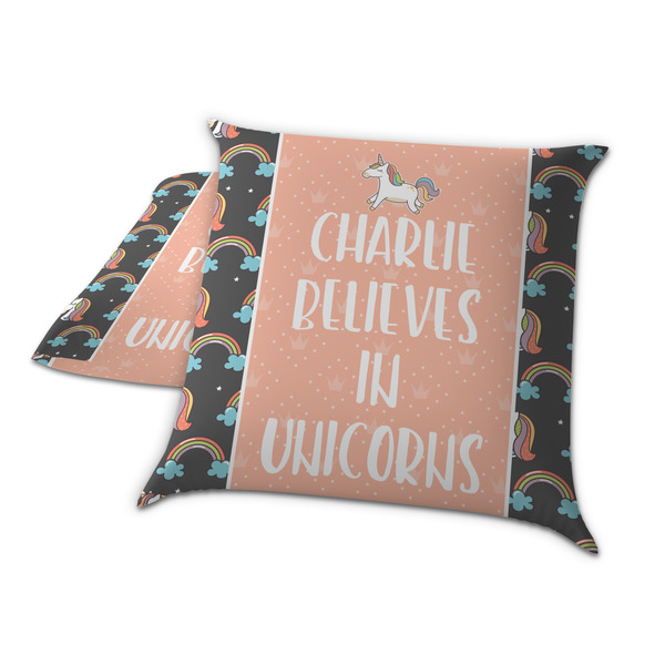 Unicorns Decorative Pillow Case - TWO