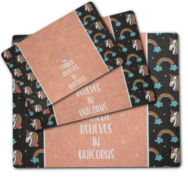 Unicorns Dog Food Mat - MAIN (sm, med, lrg)