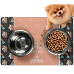 Unicorns Dog Food Mat - Small w/ Name or Text