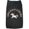 Unicorns Black Pet Shirt - M (Personalized)