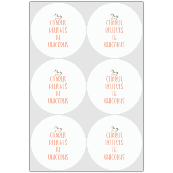 Unicorns Drink Topper - Large - Set of 6