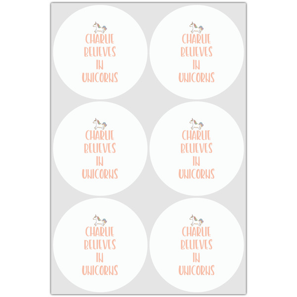 Unicorns Drink Topper - XLarge - Set of 6